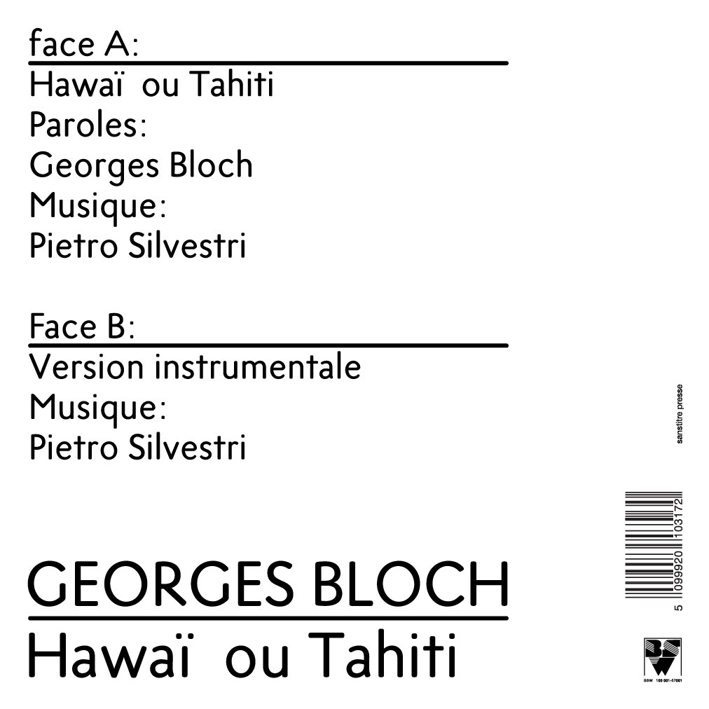 Hawaï ou Tahiti, face B